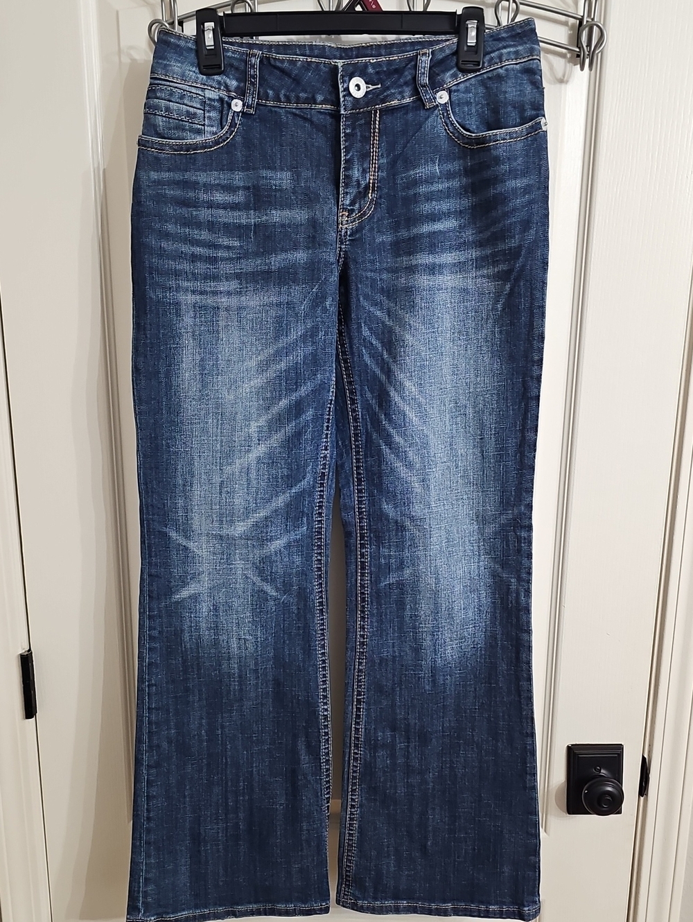 Stetson Women's Dark Blue Flare Jeans